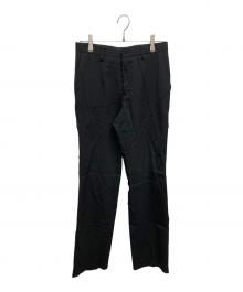 ISSEY MIYAKE（イッセイミヤケ）の古着「seam design black cotton pants」｜ブラック