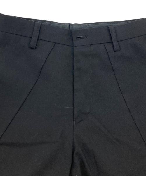 ISSEY MIYAKE（イッセイミヤケ）ISSEY MIYAKE (イッセイミヤケ) seam design black cotton pants ブラック サイズ:SIZE1の古着・服飾アイテム