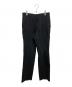 ISSEY MIYAKE（イッセイミヤケ）の古着「seam design black cotton pants」｜ブラック