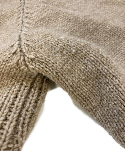 MM6 Maison Margiela（エムエムシックスメゾンマルジェラ）MM6 Maison Margiela (エムエムシックスメゾンマルジェラ) ラグランスリーブ プルオーバー アシンメトリーニット S32GP0206 S17451 ブラウン サイズ:SIZE Sの古着・服飾アイテム