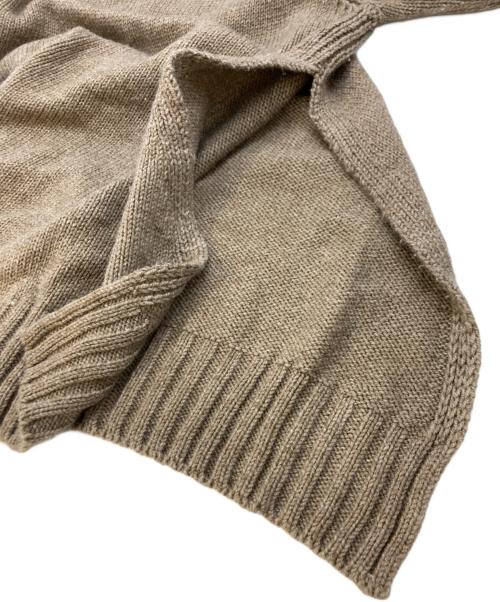 MM6 Maison Margiela（エムエムシックスメゾンマルジェラ）MM6 Maison Margiela (エムエムシックスメゾンマルジェラ) ラグランスリーブ プルオーバー アシンメトリーニット S32GP0206 S17451 ブラウン サイズ:SIZE Sの古着・服飾アイテム