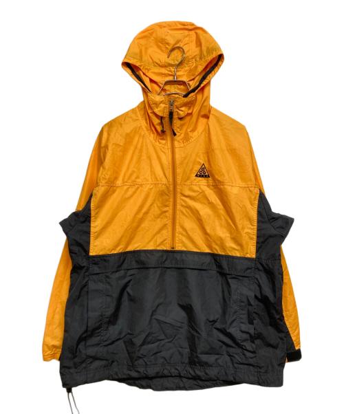 NIKE ACG（ナイキエーシージー）NIKE ACG (ナイキエーシージー) アノラックパーカー ブラック×イエロー サイズ:SIZE Lの古着・服飾アイテム