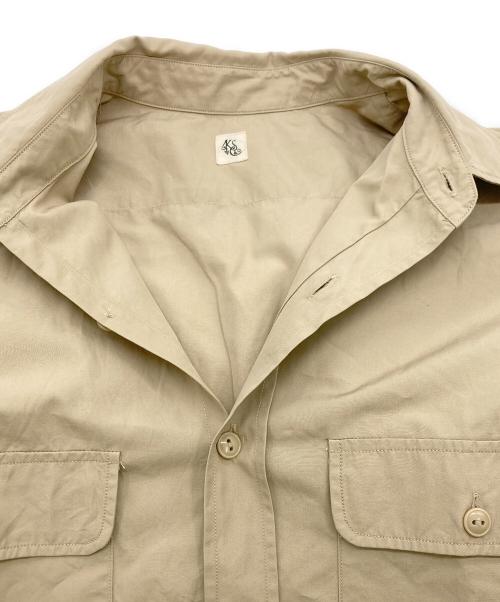 KAPTAIN SUNSHINE（キャプテンサンシャイン）KAPTAIN SUNSHINE (キャプテンサンシャイン) SS Work Shirt ベージュ サイズ:SIZE 38の古着・服飾アイテム