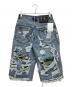 THUG CLUB (サグ クラブ) HELL CAMO DENIM SHORTS/ヘルカモデニムショーツ インディゴ サイズ:SIZE 1：20000円