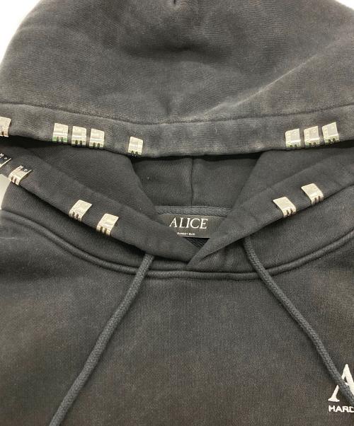 ALICE Hollywood（アリス ハリウッド）ALICE Hollywood (アリス ハリウッド) パーカー ブラック サイズ:SIZE Lの古着・服飾アイテム