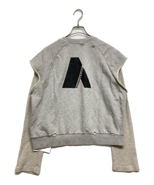 INDEX PROTOCOL（プロトコル インデックス）INDEX PROTOCOL (プロトコル インデックス) Layered Thermal Jersey グレー サイズ:SIZE 2 未使用品の古着・服飾アイテム