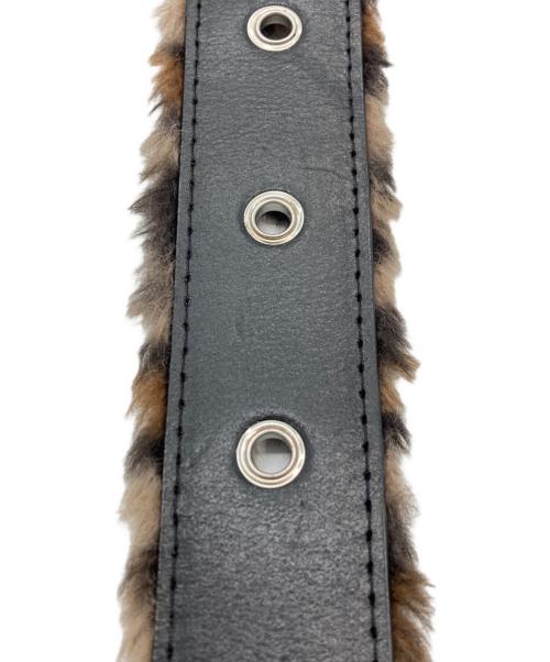 AFB（エーエフビー）AFB (エーエフビー) ファーベルト ブラウン サイズ:SIZE Mの古着・服飾アイテム