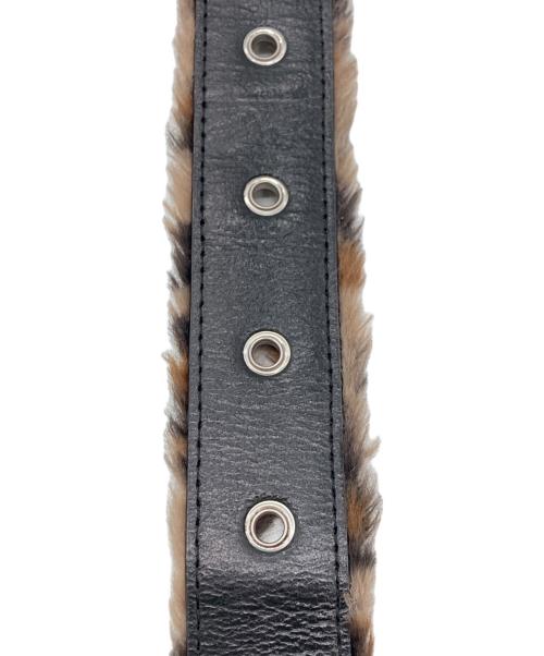 AFB（エーエフビー）AFB (エーエフビー) ファーベルト ブラウン サイズ:SIZE Mの古着・服飾アイテム