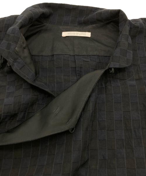 house of lotus（ハウスオブロータス）house of lotus (ハウスオブロータス) チャイナボタンシャツ ネイビー サイズ:SIZE Mの古着・服飾アイテム