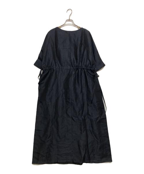 house of lotus（ハウスオブロータス）house of lotus (ハウスオブロータス) リネンウエストマークワンピ ネイビー サイズ:SIZE M 未使用品の古着・服飾アイテム