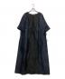 house of lotus（ハウスオブロータス）の古着「リネンウエストマークワンピ」｜ネイビー