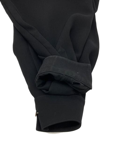 ENFOLD（エンフォルド）ENFOLD (エンフォルド) ポリエステルダブルクロス JUMP SUIT ジャンプスーツ ブラック サイズ:SIZE 38の古着・服飾アイテム