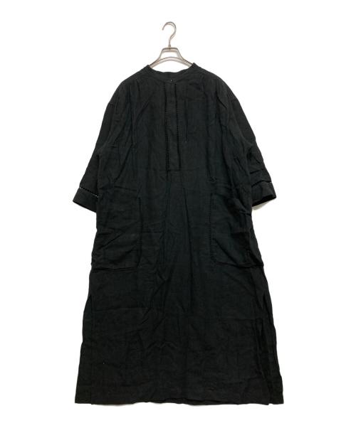house of lotus（ハウスオブロータス）house of lotus (ハウスオブロータス) ラダーレースリネンワンピース ブラック サイズ:SIZE Mの古着・服飾アイテム