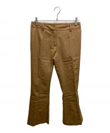 MARNI（マルニ）の古着「裾ジップフレアパンツ」｜ブラウン