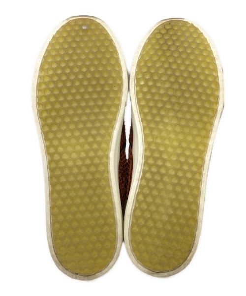 CELINE（セリーヌ）CELINE (セリーヌ) SNAKESKIN SLIP ON/スネークスキンスリッポン ブラウン サイズ:SIZE 38の古着・服飾アイテム