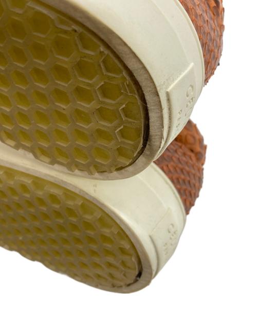 CELINE（セリーヌ）CELINE (セリーヌ) SNAKESKIN SLIP ON/スネークスキンスリッポン ブラウン サイズ:SIZE 38の古着・服飾アイテム