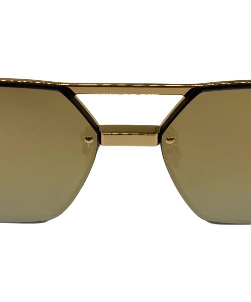 BOTTEGA VENETA（ボッテガベネタ）BOTTEGA VENETA (ボッテガベネタ) ヘキサゴナルフレームサングラス ゴールド サイズ:61-15-145の古着・服飾アイテム