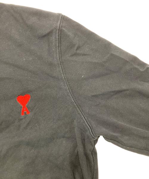 AMI Alexandre Mattiussi（アミアレクサンドルマテュッシ）AMI Alexandre Mattiussi (アミアレクサンドルマテュッシ) ロゴ刺繍スウェット ブラック サイズ:SIZE XXSの古着・服飾アイテム