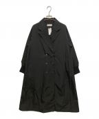 SUM1 STYLEスミスタイル）の古着「馬刺しゅうスプリングコート」｜ブラック