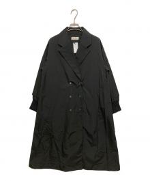 SUM1 STYLE（スミスタイル）の古着「馬刺しゅうスプリングコート」｜ブラック