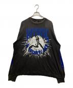 SAINT MICHAEL×kosuke kawamuraセントマイケル×コウスケ カワムラ）の古着「24AW NOTHING IMP KK LS TEE」｜ブラック