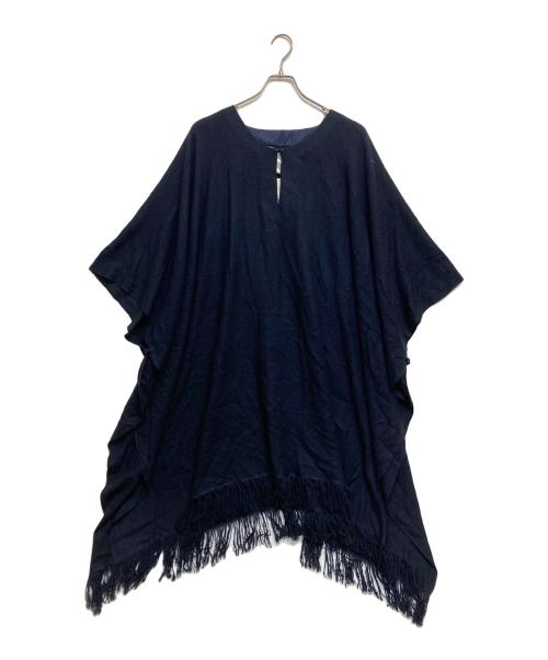 Ryan Roche（ライアンロッシュ）Ryan Roche (ライアンロッシュ) カシミヤポンチョ　ESE-29320 ネイビー サイズ:SIZE Free 未使用品の古着・服飾アイテム