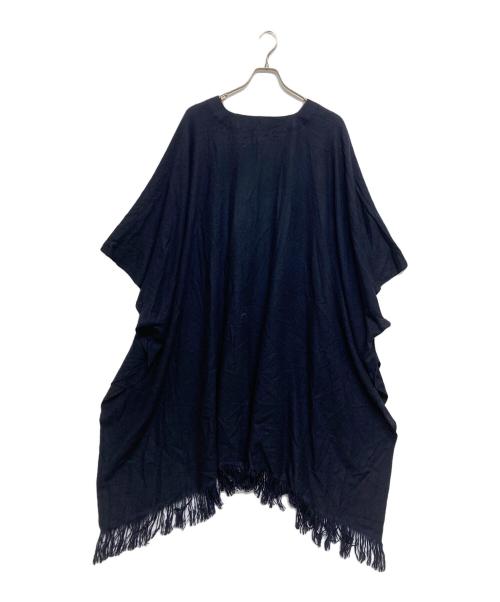 Ryan Roche（ライアンロッシュ）Ryan Roche (ライアンロッシュ) カシミヤポンチョ　ESE-29320 ネイビー サイズ:SIZE Free 未使用品の古着・服飾アイテム