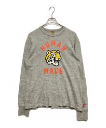 HUMAN MADE（ヒューマンメイド）の古着「GRAPHIC L/S T-SHIRT」｜グレー