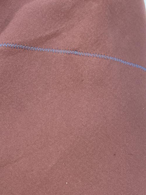 KOLOR（カラー）KOLOR (カラー) LONG-SLEEVED PIQUE/COLLAR ブルー×ブラウン サイズ:SIZE2の古着・服飾アイテム