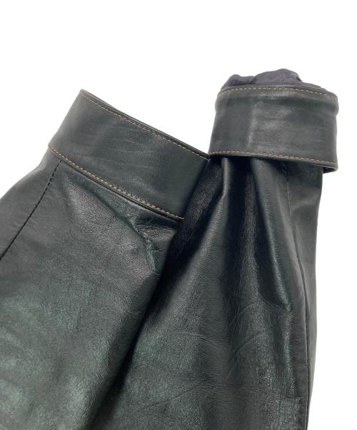 CUIR STANDARD（キュアー スタンダード）CUIR STANDARD (キュアー スタンダード) レザートラッカージャケット ブラック サイズ:SIZE Mの古着・服飾アイテム