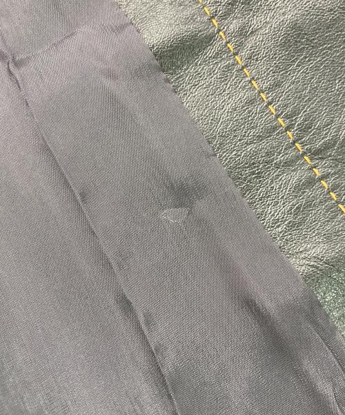 CUIR STANDARD（キュアー スタンダード）CUIR STANDARD (キュアー スタンダード) レザートラッカージャケット ブラック サイズ:SIZE Mの古着・服飾アイテム