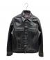 CUIR STANDARD（キュアー スタンダード）の古着「レザートラッカージャケット」｜ブラック