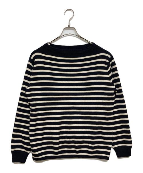 ANDERSEN-ANDERSEN（アンデルセン アンデルセン）ANDERSEN-ANDERSEN (アンデルセン アンデルセン) ボーダーニット ホワイト×ネイビー サイズ:SIZE Sの古着・服飾アイテム