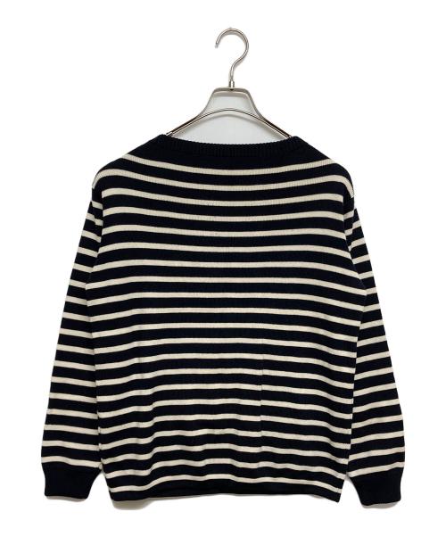 ANDERSEN-ANDERSEN（アンデルセン アンデルセン）ANDERSEN-ANDERSEN (アンデルセン アンデルセン) ボーダーニット ホワイト×ネイビー サイズ:SIZE Sの古着・服飾アイテム