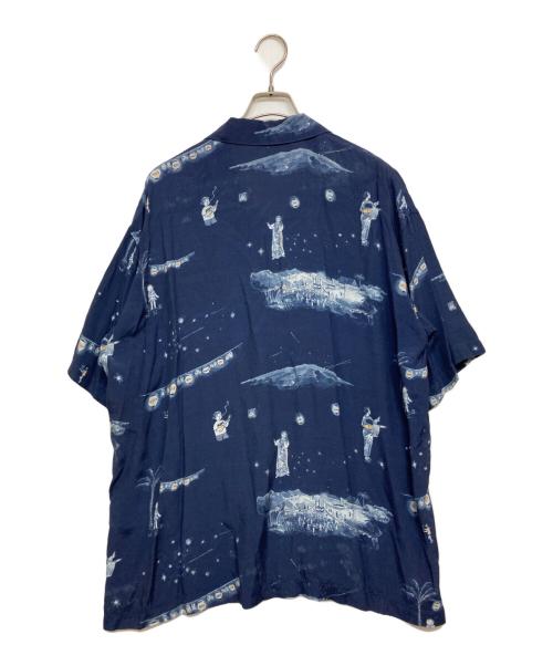 Porter Classic（ポータークラシック）Porter Classic (ポータークラシック) Bon Dance Aloha Shirt ネイビー サイズ:SIZE Mの古着・服飾アイテム