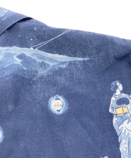 Porter Classic（ポータークラシック）Porter Classic (ポータークラシック) Bon Dance Aloha Shirt ネイビー サイズ:SIZE Mの古着・服飾アイテム