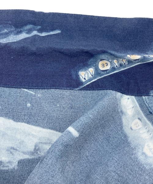 Porter Classic（ポータークラシック）Porter Classic (ポータークラシック) Bon Dance Aloha Shirt ネイビー サイズ:SIZE Mの古着・服飾アイテム