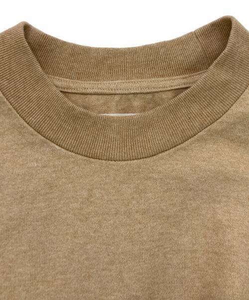 MARKAWARE（マーカウェア）MARKAWARE (マーカウェア) BOX Tee LONG SLEEVES ORGANIC COTTON BORDER ベージュ サイズ:SIZE2の古着・服飾アイテム