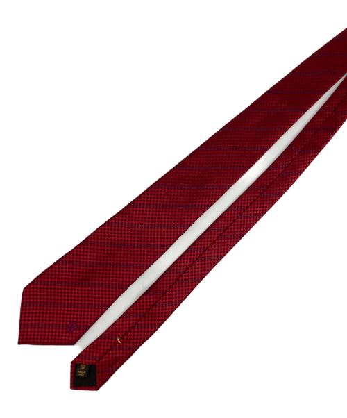 LOUIS VUITTON（ルイ ヴィトン）LOUIS VUITTON (ルイ ヴィトン) ネクタイ レッド サイズ:実寸サイズをご参照下さい。の古着・服飾アイテム