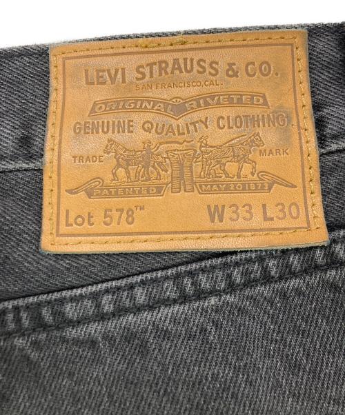 LEVI'S PReMIUM（リーバイス プレミアム）LEVI'S PReMIUM (リーバイス プレミアム) 578バギーデニムパンツ ブラック サイズ:SIZE W33×L30の古着・服飾アイテム