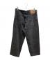 LEVI'S PReMIUM (リーバイス プレミアム) 578バギーデニムパンツ ブラック サイズ:SIZE W33×L30：7000円