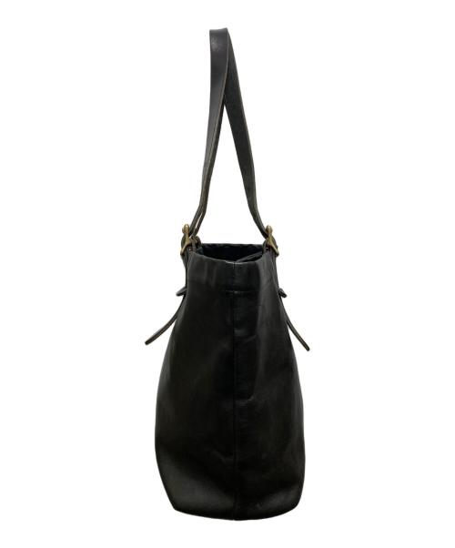 SLOW（スロウ）SLOW (スロウ) レザートートバッグ ブラックの古着・服飾アイテム