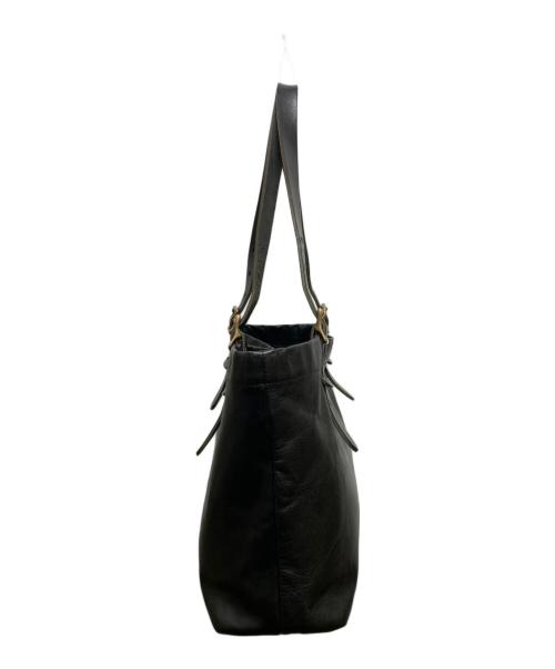 SLOW（スロウ）SLOW (スロウ) レザートートバッグ ブラックの古着・服飾アイテム