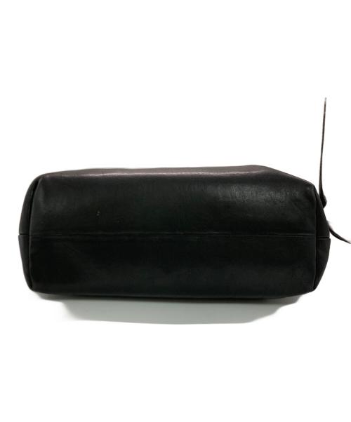 SLOW（スロウ）SLOW (スロウ) レザートートバッグ ブラックの古着・服飾アイテム