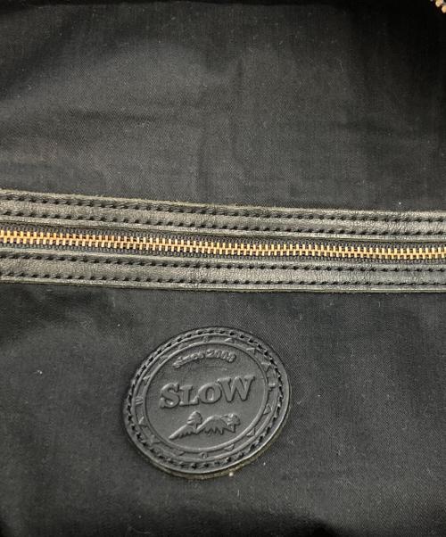 SLOW（スロウ）SLOW (スロウ) レザートートバッグ ブラックの古着・服飾アイテム