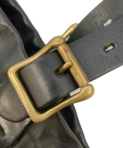 SLOW（スロウ）SLOW (スロウ) レザートートバッグ ブラックの古着・服飾アイテム