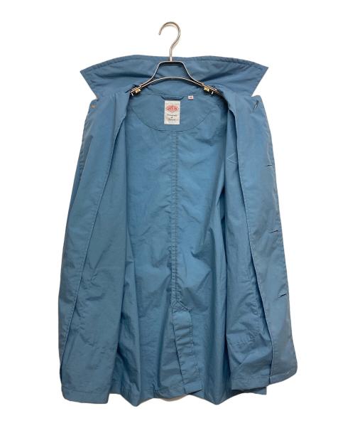 DANTON（ダントン）DANTON (ダントン) ナイロンステンカラーコート ブルー サイズ:SIZE36の古着・服飾アイテム