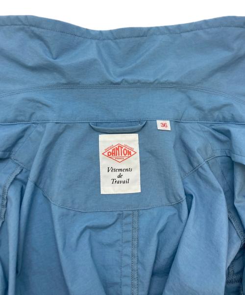 DANTON（ダントン）DANTON (ダントン) ナイロンステンカラーコート ブルー サイズ:SIZE36の古着・服飾アイテム