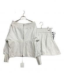 amerge.（アメルジュ）の古着「オフショルダー スウェットセットアップ」｜グレー