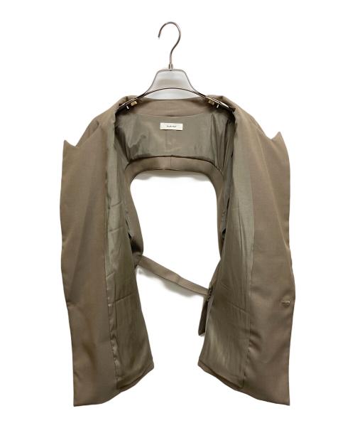 Knuth Marf（クヌースマーフ）Knuth Marf (クヌースマーフ) 2ピース カスタム ジャケット / 2piece custom jacket ベージュ サイズ:SIZE Sの古着・服飾アイテム